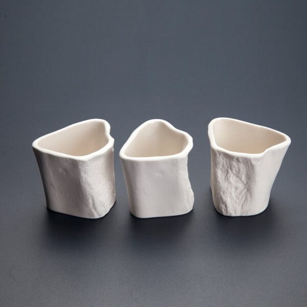 Terrine Bone With Base 4x4x4cm