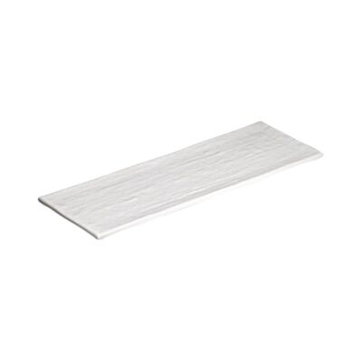 Textured GM Tray 31x14cm - Satin White