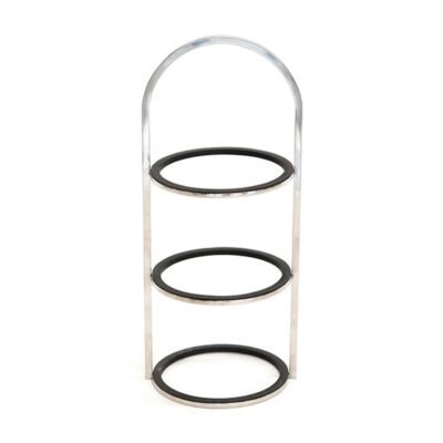 Tilt S/S 3 Tier Round Riser