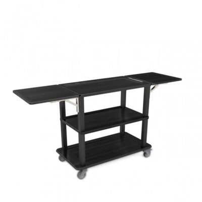 Trolley With Folding Sides - Black