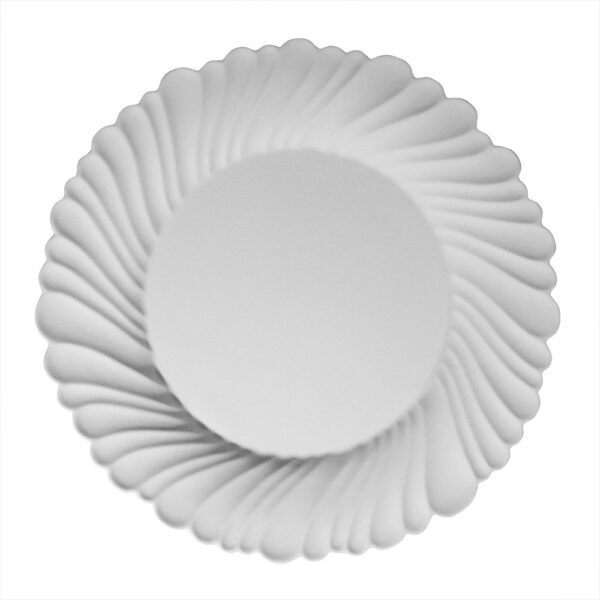 Twisted Flat Plate 27cm Centre Email Aile Sable