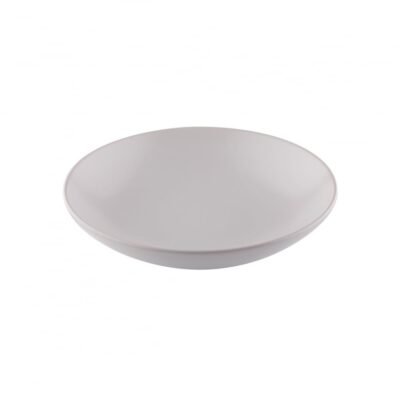 Ubud Couscous Plate 24cm-Satin White