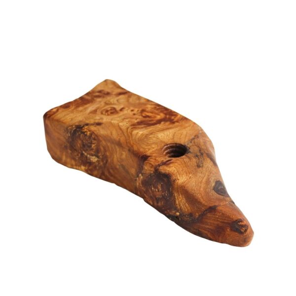 Unique BurrWood Stand w/Cone Hole 18x7cm