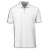 unisex white polo shirt m p379 3672 image - G&G Goodfellows