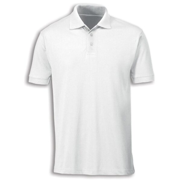 Unisex White Polo Shirt - S
