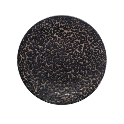 Velours Bread Plate 15cm-Black