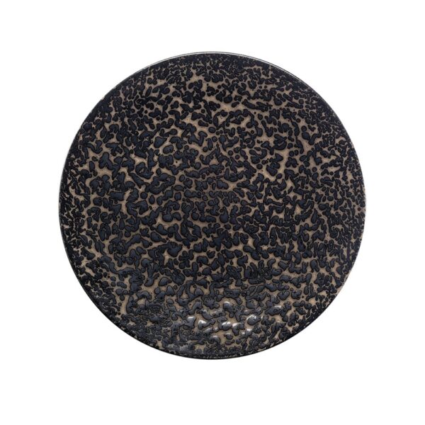 Velours Bread Plate 15cm-Black