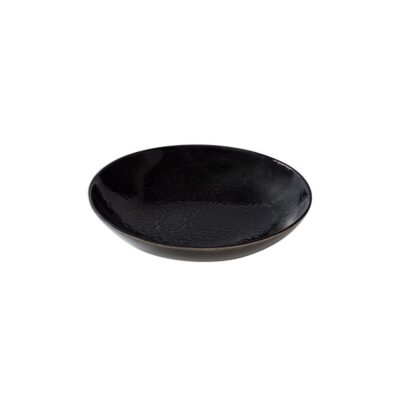 Velours Deep Plate 24cm - Black