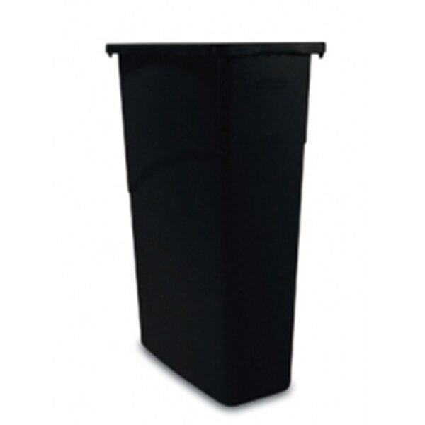 Vented Slim Jim Waste Container 87L Grey