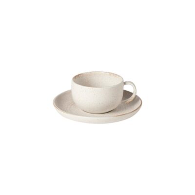 Vermont Tea Cup & Saucer - Cream