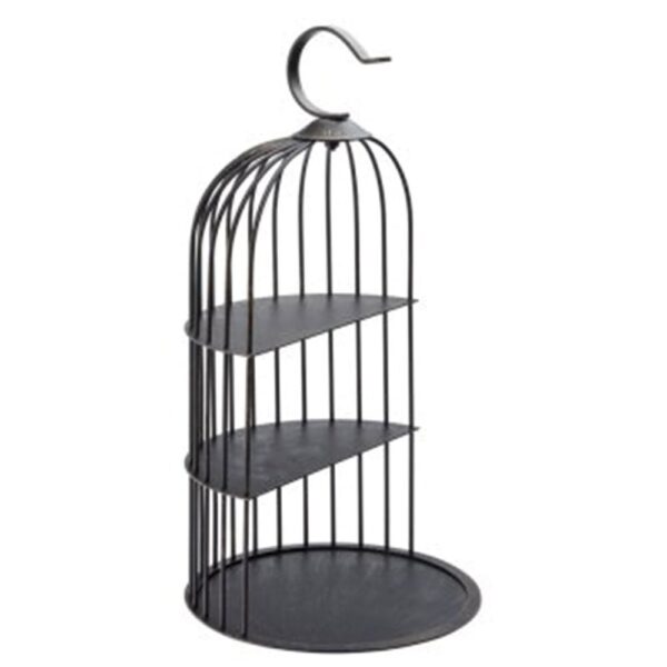 Vintage Bird Cage Tea Stand 43cm