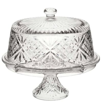Vintage Cake Dome & Stand 30cm