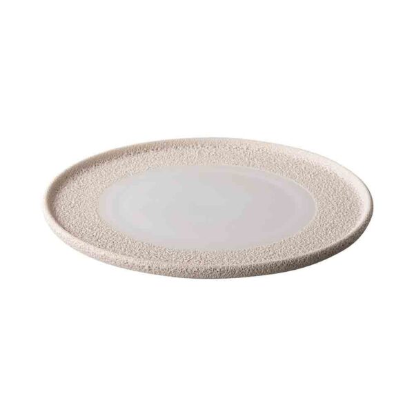 Vulcanic White Plate 28cm