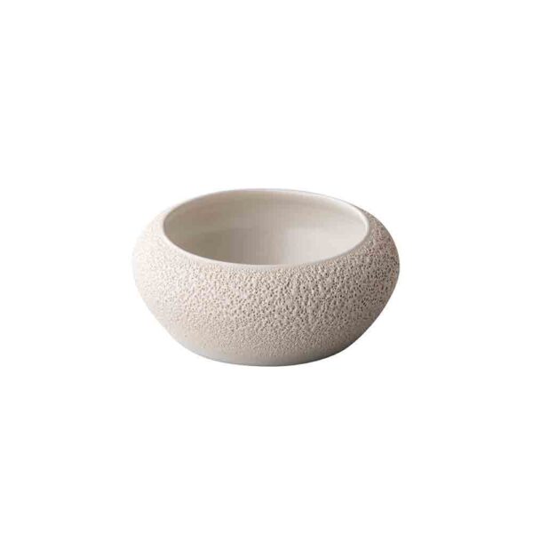 Vulcanic White Soup Bowl 12cm