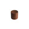 walnut cylinder 7x5cm h ribbed side p13894 9603 image - G&G Goodfellows