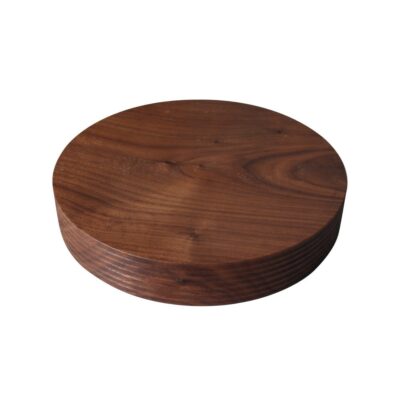 Walnut Plate 24x4cm(h)-Ribbed Side