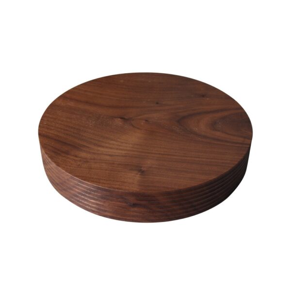 Walnut Plate 24x4cm(h)-Ribbed Side
