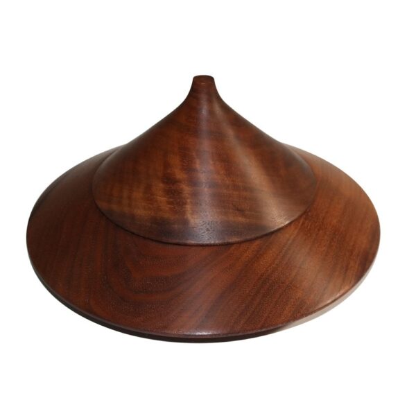 Walnut UFO Cloche 15cm(h)