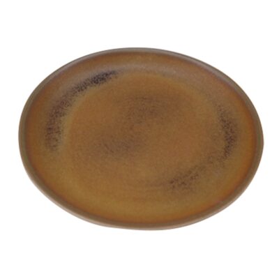 X-Flat Plate Smooth Edge 20cm - Rust