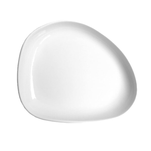 Yayoi Deep Plate 19x16x4cm(h) Matt White