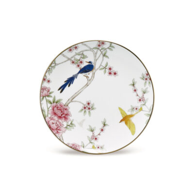 Queens Garden Plate 19cm - White