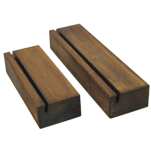 Dark Oak A4 Menu Block Holders