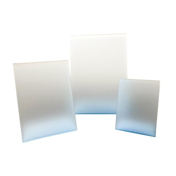 A5 Menu Board - Arctic Blue Frosted