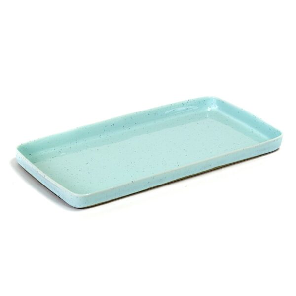 ALG Rect Plate 37.3x18cm - Light Blue