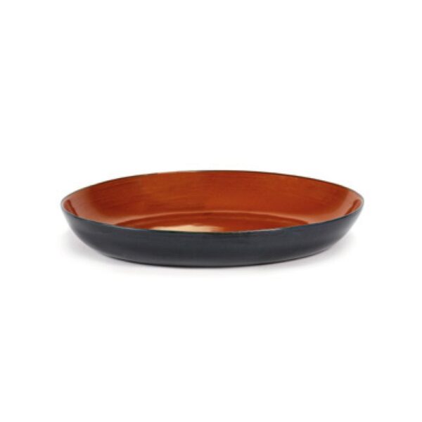 ALG Serving Dish Oval 38x32cm-Blue/Rust