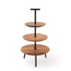 alto walnut 3 tier cake stand p15234 10690 image - G&G Goodfellows