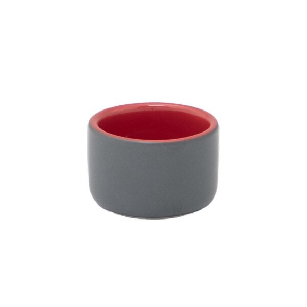 Bento Bowl 5.5x3.5cm(h) - Grey/Red