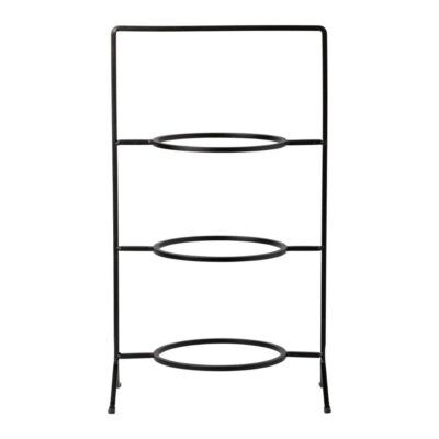 Boutique 3 Round Stage Metalic Holder-Bl
