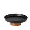 boutique footed plate 32cm w wood stand p15236 10692 image - G&G Goodfellows