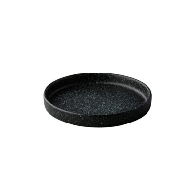 Bristol Plate 17cm - Black w/Blue Spots
