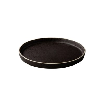 Bristol Plate 22x2cm - Black