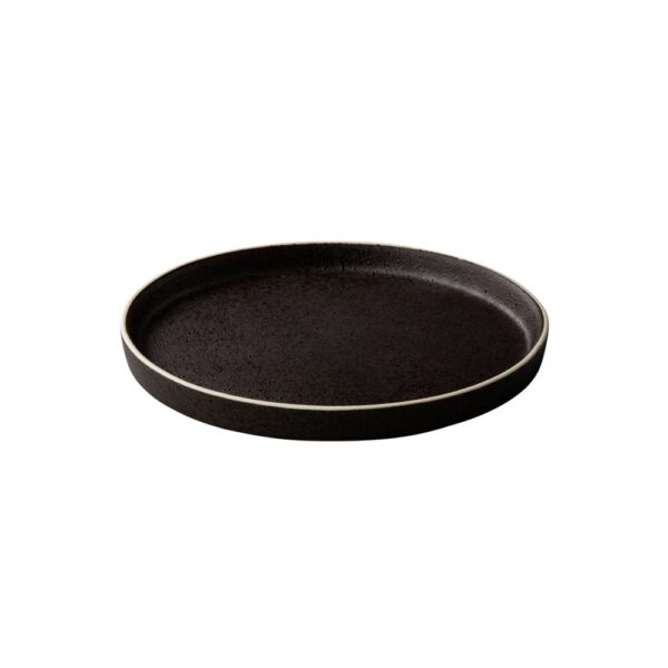 Bristol Plate 22x2cm - Black