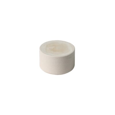Ceramic Cylinder 5x3cm(h)-White/Storm