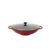 chasseur wok with glass lid 37cm p15125 10611 image - G&G Goodfellows