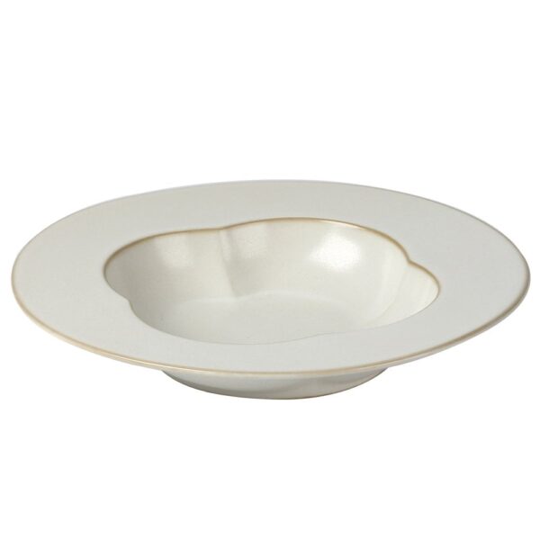 Eclipse Deep Rim Dish 240mm - Cream