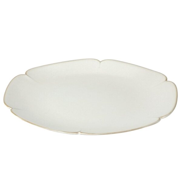 Eva Plain Plate 255mm - Cream