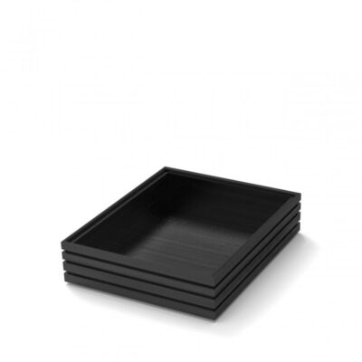 Flow Rustic Tray Tall 1.2- Black Matt