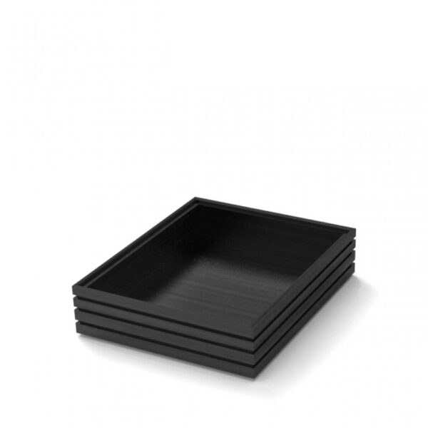Flow Rustic Tray Tall 1.2- Black Matt