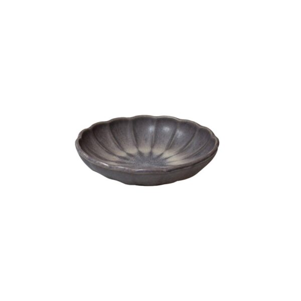 Flower Plate 16.5cm - Grey