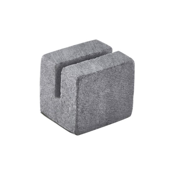 Grey Marble Cube Sign Holder 3x2.5cm