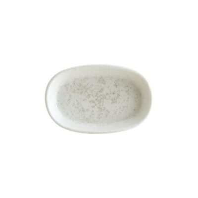 ?? Lunar Hygge Oval Dish 10cm -  White