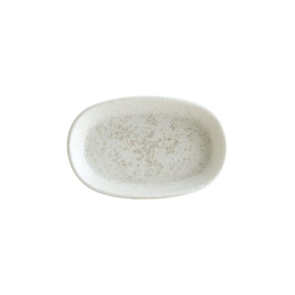 ?? Lunar Hygge Oval Dish 10cm -  White