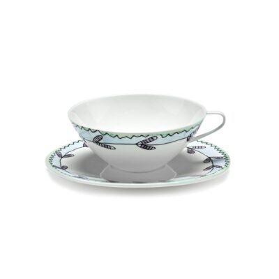 Marni Tea Cup & Saucer - Blossom Milk