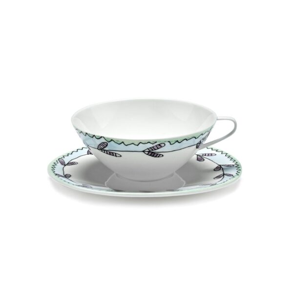 Marni Tea Cup & Saucer - Blossom Milk