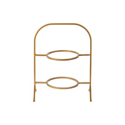 Marrakesh 2 Tier Stand - Gold