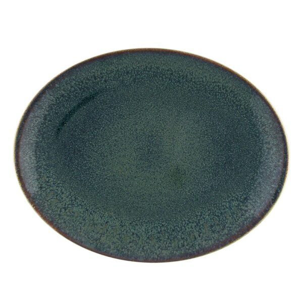 ??Ore Moove 31x24cm Oval Plate-Dark Blue